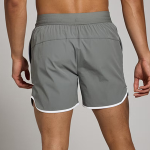 Men's Gray Custom Print Drawstring <b>Shorts</b> With Side Stripe Quick Dry Mid Waist Casual <b>Short</b> <b>Shorts</b> - Product Image 3