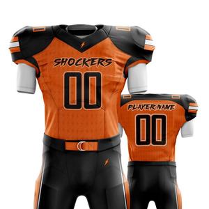 Uniformes de Fútbol Americano Personalizados de Alta Calidad con Impresión Digital Transpirable, para Hombres Adultos, Tallas Grandes, Marca Personalizada - Product Image 3
