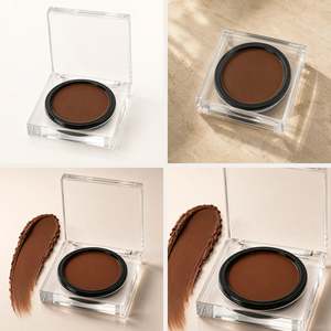 Paleta de Bronceador en Crema que se Convierte en Polvo - Iluminador Facial Mineral Pigmentado, Resistente al Agua y con Brillo - Product Image 2