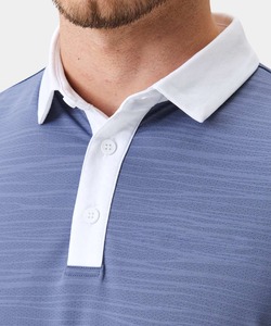 RELEVO INDUSTRIES Chemise Homme Bleue à Manches Courtes en Tissu Tricoté 100% Coton Toile Séchage Rapide Anti-Plis Respirant Couleur Unie - Product Image 6