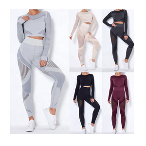Vêtements de sport pour femmes, ensemble legging et soutien-gorge deux pièces, vente flash, ensemble de yoga pour femmes, vêtements de sport sexy, ensembles de yoga fitness - Product Image 6