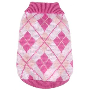 Maglione per Animali Domestici Stile Argyle a Coste, Abbigliamento Alla Moda e Elegante per il Tuo Amico Peloso - Product Image 4
