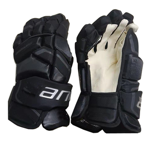 Gants de hockey sur glace professionnels à faible MOQ, respirants en cuir, évacuant l'humidité, avec sangle de poignet réglable, antidérapants et robustes - Product Image 3