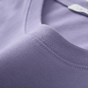 T-shirt Homme Léger 100% Coton Haute Qualité Coupe Slim Manches Courtes Respirant Séchage Rapide Col Ringer Vierge à l'Avant - Product Image 4