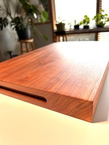 Tabla de Cortar y Plato para Servir de Bambú, Duradera, Forma Rectangular, 12 mm de Grosor, Apta para Lavavajillas - Product Image 4