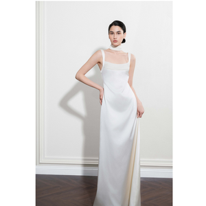 Cravate Minimaliste Tendance en Soie Élégante – Choker en Soie Japonaise 89% Triacétate, 11% Polyester - Product Image 1