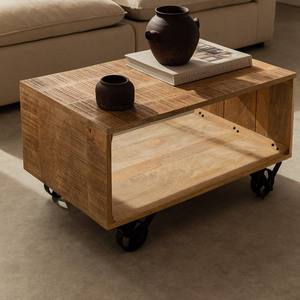 Mesa de Centro Vandana Amber Legacy de Madera de Mango con Ruedas Olson - Product Image 1