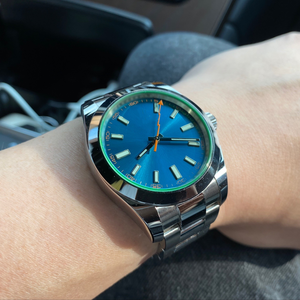 Reloj de Lujo Personalizado C SK TW para Hombre, Acero Inoxidable 904L, Azul Claro, 40 mm, Mecánico, Cristal de Zafiro, Alta Calidad, 100 m - Product Image 1