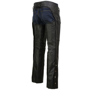 Mini-chaps en cuir pour l'équitation, différents modèles, couleurs personnalisées, logo sur mesure, chaps en cuir de haute qualité pour hommes - Product Image 2