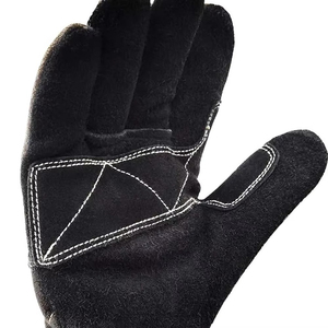 High Quality AB Grade Men Pure Cow Hide Split Cowhide Leather Safety Hand Rigger Gardening Construction <b>Driver</b> Gloves For Work - Product Image 4