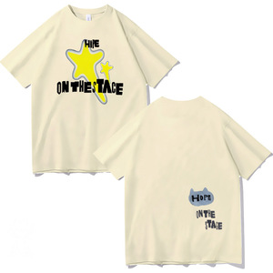 T-shirt pour homme en coton 100% noir surdimensionné à manches courtes avec imprimé graphique, streetwear décontracté - Product Image 4