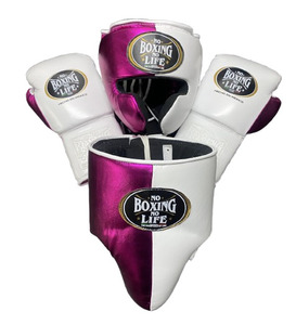 ชุดฝึกซ้อมและชกมวยหนังวัว PU คุณภาพสูงแบบกำหนดเองได้ RTS Wholesale price รุ่น No Boxing No Life ชุด AS-SP-910 - Product Image 1