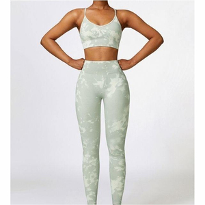 Nouvel Arrivage Ensemble de Yoga Confortable et Personnalisé pour Femme, Qualité Supérieure, Séchage Rapide, Respirant, Anti-Bactérien, OEM - Product Image 3