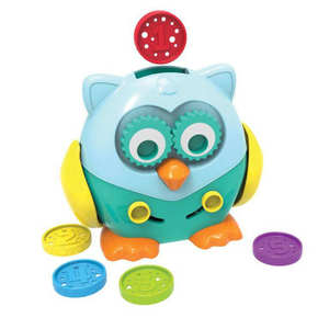Juguete Educativo de Búho Multicolor de Alta Calidad, Marca Vietnamita, Material Plástico, Unisex, para Niños de 0 a 24 Meses, Desarrollo de Motricidad Fina - Product Image 1