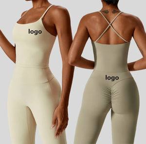 Conjunto Deportivo Mayorista: Top de Yoga, Ropa Deportiva, Conjuntos de Gimnasio y Fitness, Camisetas de Running, Leggings con Efecto Scrunch Butt y Pantalones de Pierna Ancha - Product Image 1