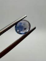 Saphir naturel bicolore taille ovale 1,60 carat 7x6x4mm, pierre précieuse facettée lâche certifiée par un tiers, effet de couleur, Zehra Gems