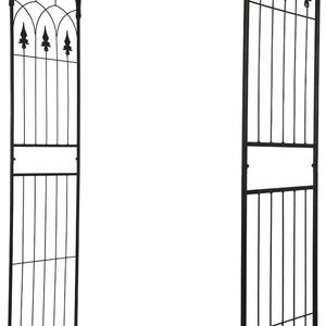 Flat Roof Wrought Iron Arches <b>Plant</b> Climbing <b>Frame</b> and Garden Trellis for Home Fencing and Garden Decor - Product Image 3