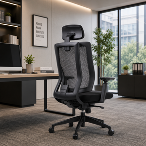 Accoudoir 3D réglable KINSHA pour chaise de bureau – Tissu, design ergonomique, style exécutif moderne, pivotant, idéal pour bureau à domicile et chambre - Product Image 1
