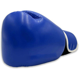 Gants de boxe d'entraînement en cuir marron Econex Sports avec fermeture et sangle de poignet réglable pour adultes - Product Image 4