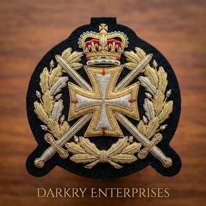 Parche Bordado Personalizado para Uniforme, Insignia Masónica del Arca de la Alianza, Hecho a Mano con Hilo de Oro, para Fraternidades y Regalia - Product Image 4