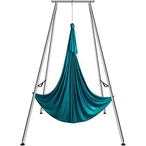 Professional 9.67 ft Height Aerial Yoga Frame Swing Stand 6.6 Yards Aerial <b>Hammock</b> Max 551.1-High Quality Yoga <b>Hammock</b> for Yoga - Product Image 1