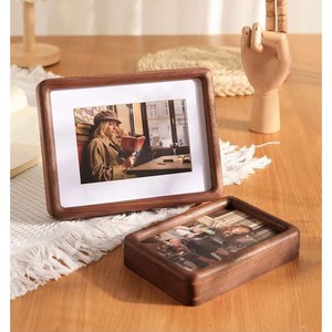 Minimalist Natural Wood Photo <b>Frame</b> Rectangle Vertical Tabletop Eco-Friendly Design - Product Image 5