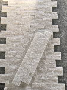 Revêtement mural en pierre de marbre blanc naturel écologique pour la construction extérieure et de villas, avec un design moderne - Product Image 5