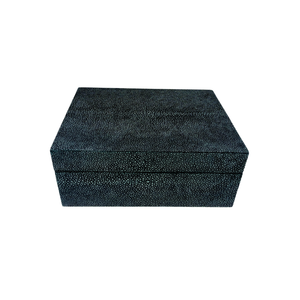 Joyero Shagreen de gama alta Interior gris Calico personalizado para almacenamiento de lujo 100% hecho a mano de Vietnam - Product Image 1