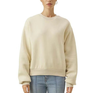 Premium Quality New Design Women's 100% Cotton Fleece <b>MOCK</b> <b>Neck</b> Turtle <b>Neck</b> Streetwear Sweatshirt wholesale rate yuor own logo - Product Image 6