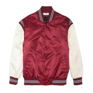 High Quality Men's PU Varsity Winter <b>Jacket</b>-<b>Waterproof</b> & Breathable <b>Long</b> Lasting Customizable Sizes - Product Image 1