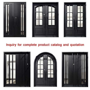 Royal Luxury Premium Artistic Wrought Iron Security Main Door Rust-Resistant Powder Coating Easy Installation - Product Image 5
