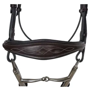 Bridon d'endurance artisanal en cuir de qualité supérieure, ajustement confortable, idéal pour l'entraînement, la course et les compétitions équestres - Product Image 5