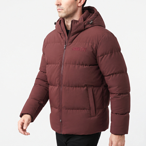 Men's <b>Waterproof</b> Winter <b>Padded</b> Jacket Hooded Wind Resistant Warm Outdoor Casual Insulated <b>Coat</b> Wholesale Apparel Insulated - Product Image 4