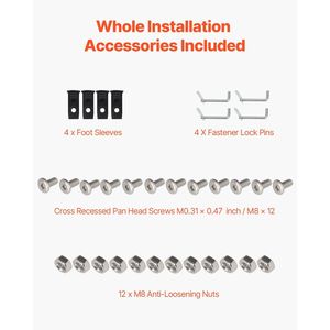 Ringhiera di Sicurezza Stile Baker da 6 Piedi in Acciaio al Carbonio Solido Antiruggine con Capacità di Carico di 55,4 Libbre Protezione Anticaduta - Product Image 3