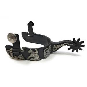เดือยเหล็กฝังลายม้าขี่พร้อมดาวประดับ สำหรับขี่ม้า - Product Image 6