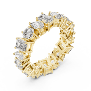 Anillo de piedra de cristal de 14K Joyería Bohemia hecha a mano para mujer - Product Image 4