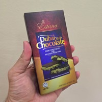 Chocolate Sólido al Estilo Dubai ESTANA, Barra de Chocolate Dulce con Pistacho y Kunafa, Envoltura Individual, Paquete de 10 Unidades, 108g, 12 Meses de Duración, Venta al Por Mayor
