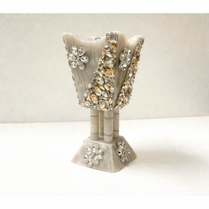 Porte-encens décoratif en résine époxy et pierre, pour Ramadan, Eid, mariages, style moderne, qualité supérieure, brûleur islamique Mubkhar & Oud - Product Image 2