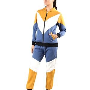 Conjunto Deportivo de Forro Polar para Mujer, Sudadera con Cremallera Completa y Pantalones Deportivos, Ropa Cálida de Invierno, Conjunto de 2 Piezas, Ropa Deportiva Informal, Servicio OEM - Product Image 1