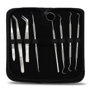 Kit de Limpieza Dental, Herramientas Dentales Profesionales Manuales de Acero Inoxidable, Raspador de Dientes, Removedor de Sarro y Placa - Product Image 1