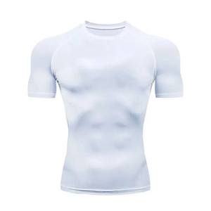 Último Diseño Transpirable de Secado Rápido Ecológico Unisex Rash Guard Spandex Poliéster Logotipo Personalizado Tallas Personalizadas Hecho en Pakistán OEM - Product Image 4