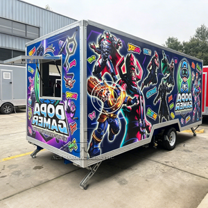 ACB Custom Fully Equipped Stainless Steel Rust Resistant Hot Dog Coffee Truck Concession Food Trailer for Sale USA for Fast Food - Product Image 1