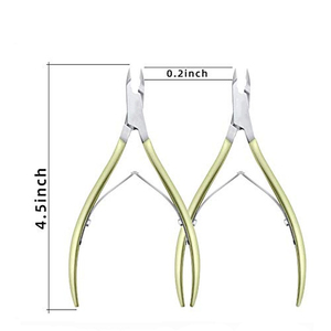 Coupe-ongles professionnel multi-usages Beauty Nipper, 4 pouces, acier inoxydable, pour les ongles et les cuticules, outils de beauté pour les doigts. - Product Image 3