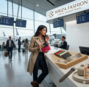 WRIZA Portefeuilles en cuir véritable imperméables de luxe pour toutes les saisons, multicolores, avec blocage RFID, porte-passeport - Product Image 3