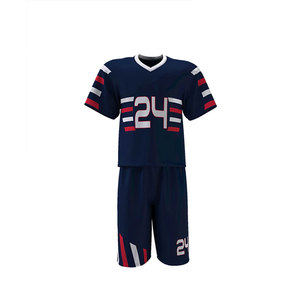 Uniformes de lacrosse personnalisés unisexes par sublimation, nouvelle arrivée, vêtements de sport réversibles, couleurs et tailles personnalisables, OEM/ODM, légers, 100% - Product Image 2