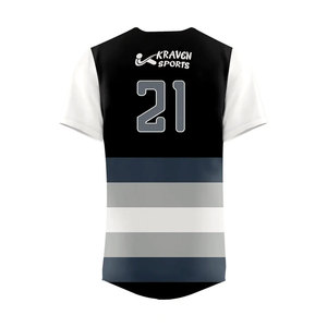 Maillot de baseball fabriqué par un fabricant OEM, maillot de baseball fabriqué en usine, maillot de baseball à manches courtes - Product Image 2