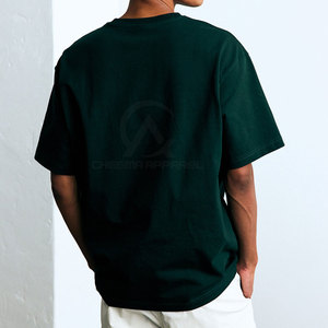 T-shirt homme en coton mélangé, manches courtes, coupe confortable, couleur unie, idéal pour les tenues d'été, meilleur prix. - Product Image 3