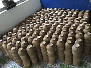 Bols de noix de coco vintage personnalisés tasses à cocktail jetables polies pour les fêtes à la plage et les vacances pour les desserts - Product Image 2