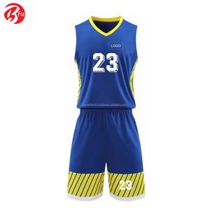 Ensemble d'uniformes de basketball pour hommes adultes de haute qualité, personnalisés, respirants, antibactériens, à séchage rapide, 100% polyester, pour l'entraînement sportif - Product Image 3