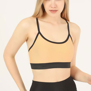 Soutiens-gorge de sport de qualité supérieure à col en U, vêtements de yoga, bretelles fines, sans couture, haute élasticité, brassière de fitness pour femmes - Product Image 2